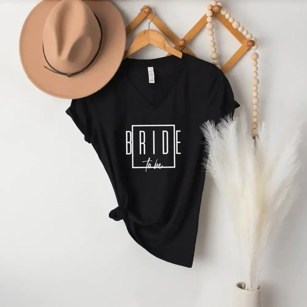 Bach Crew Bride To be Party Bachelorette V-Neck T-shirt sold by Zulily product image thumbnail 2