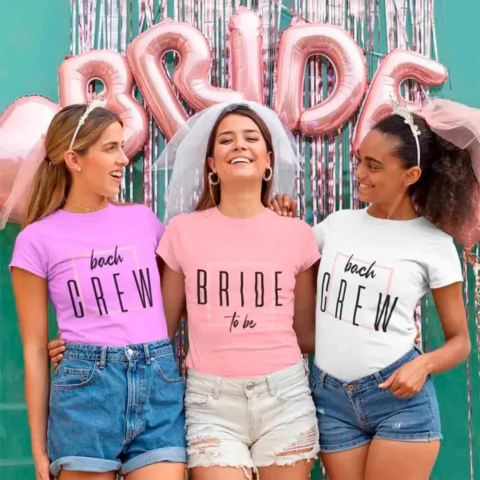 Bach Crew Bride To be Party Bachelorette T-shirt sold by Zulily
