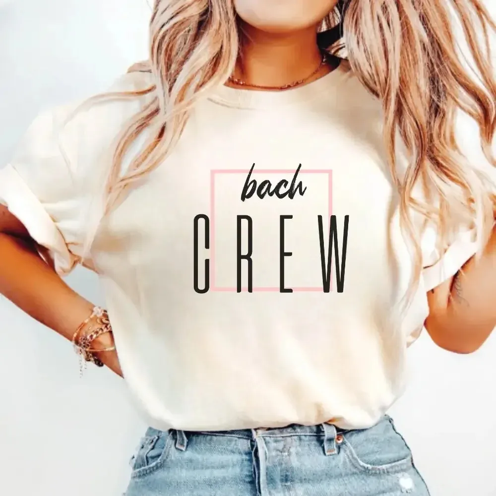 Bach Crew Bride To be Party Bachelorette T-shirt sold by Zulily product image thumbnail 2