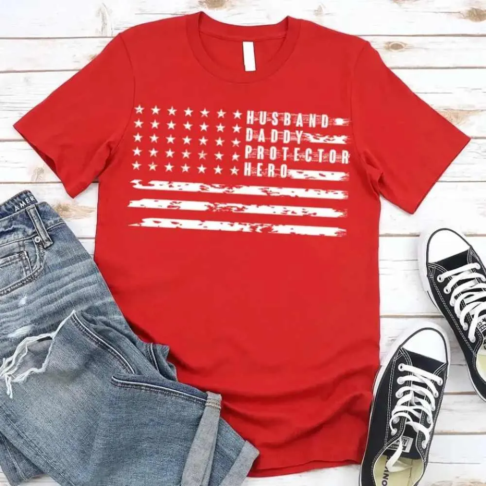 American Dad Flag Patriotic Father's Day T-shirt sold by Zulily