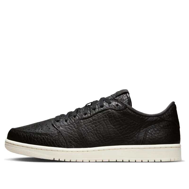 [848775-005] Mens Air Jordan Retro 1 Retro Low Ns 'swooshless Black' made by Jordan