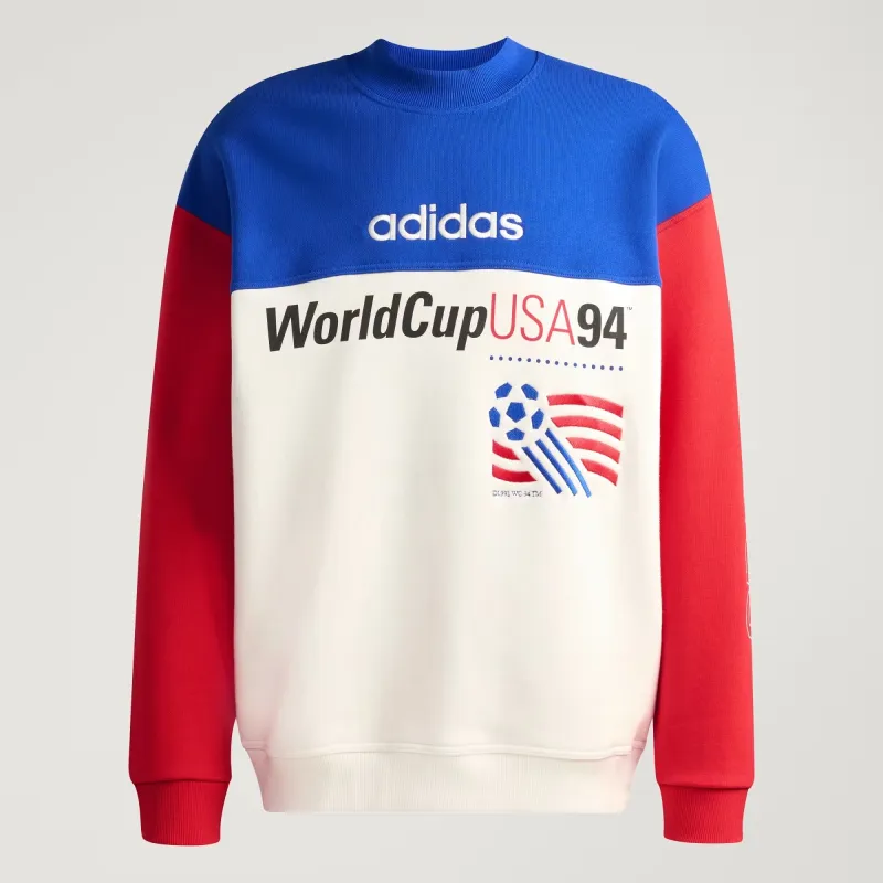 [kd1156] Mens Adidas Usa 94 Graphic Sweatshirt - Royblu/clowhi made by Adidas