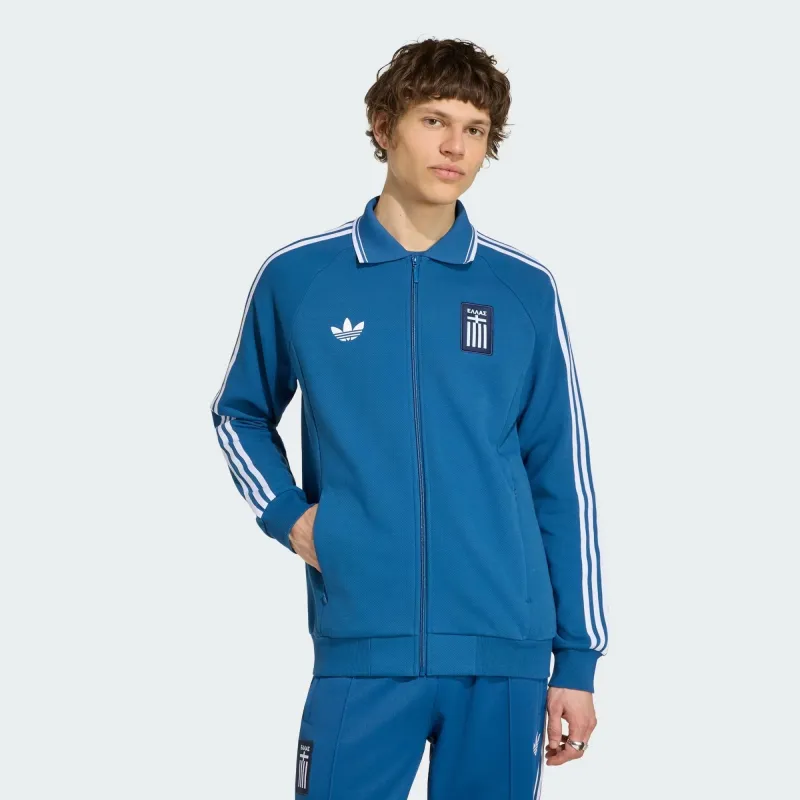 [kq9584] Mens Adidas Epo Greece Away Anthem Jacket - Dupe made by Adidas