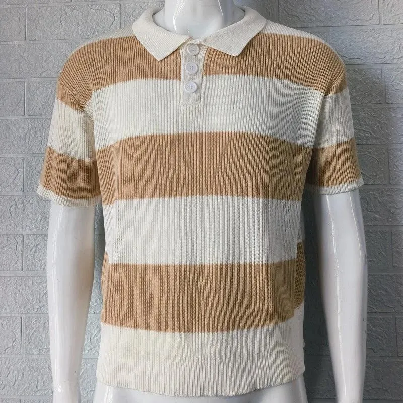 Mens Clothing Summer Fashion Lapel Sweater Short Sleeve Men Clothing Men Wears sold by Zulily product image thumbnail 2