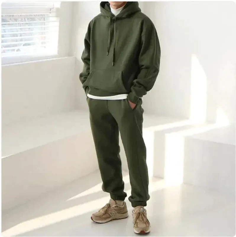 Men's Hooded Sports Sweatshirt made by Zulily