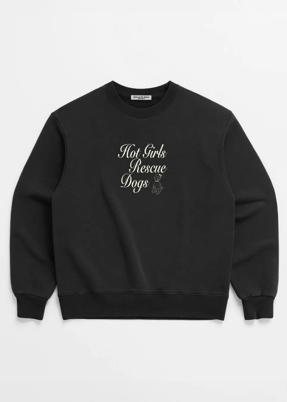 Hot Girls Rescue Dogs Crewneck sold by Zulily product image thumbnail 2