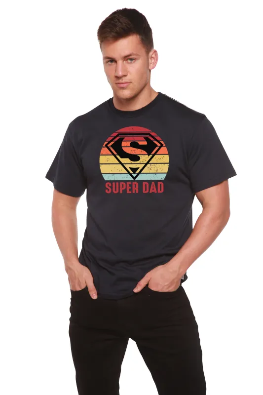 Super Dad Men's Bamboo Viscose/Organic Cotton Short Sleeve Graphic T-Shirt made by Zulily