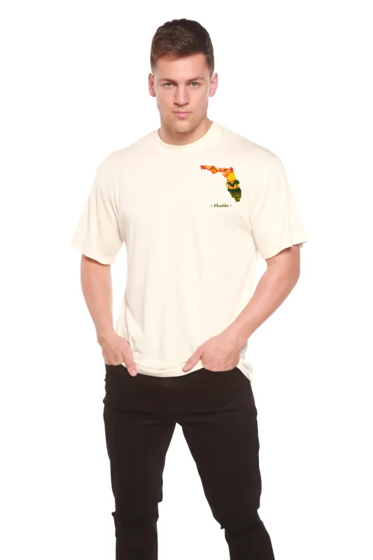 Florida Men's Bamboo Short Sleeve Graphic T-Shirt made by Zulily