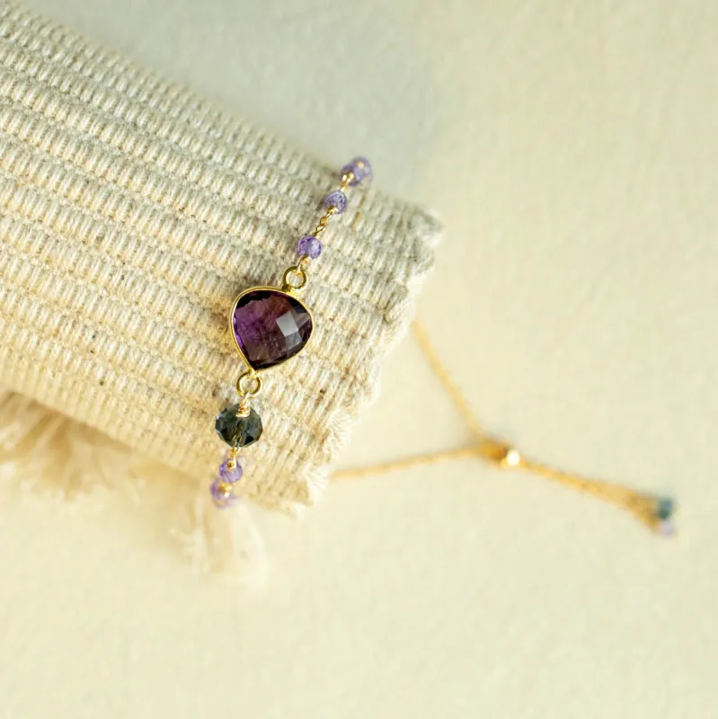 Amethyst Ballet Bracelet made by Zulily