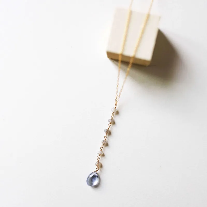 Tanzanite Quartz Yoga Pendant made by Zulily