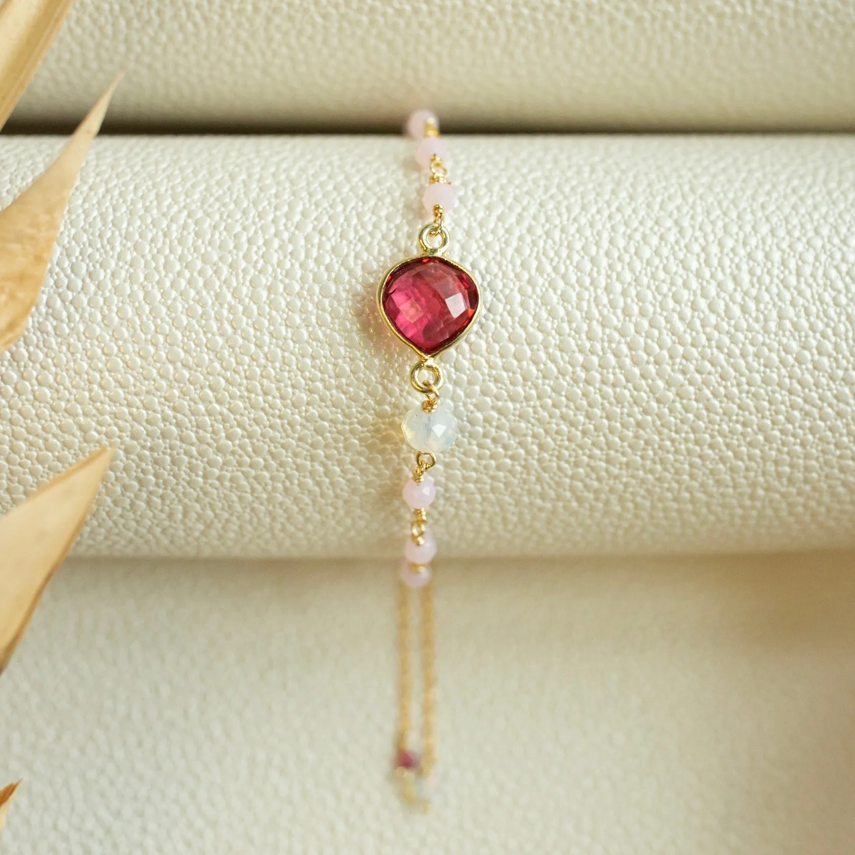 Pink Tourmaline Ballet Bracelet sold by Zulily product image thumbnail 2