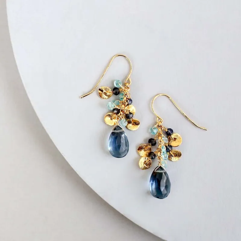 Iolite Aurora Earrings made by Zulily