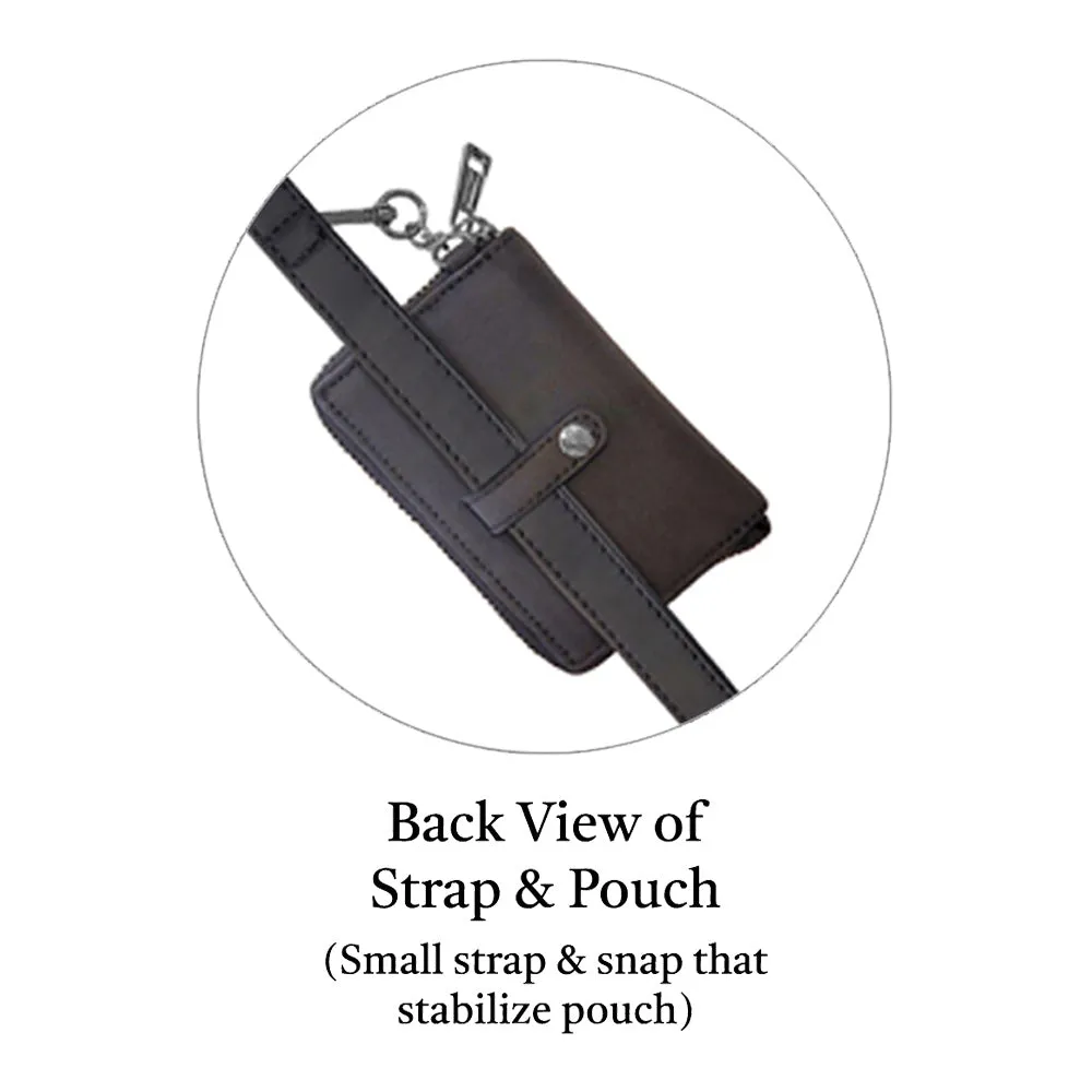 Clip & Go Strap w/Pouch Brushed Vegan Leather sold by Zulily product image thumbnail 5