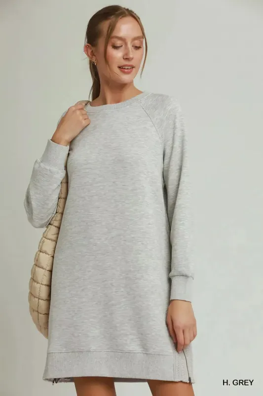 Umgee Side Crochet Zipper Detailed Dress made by Zulily