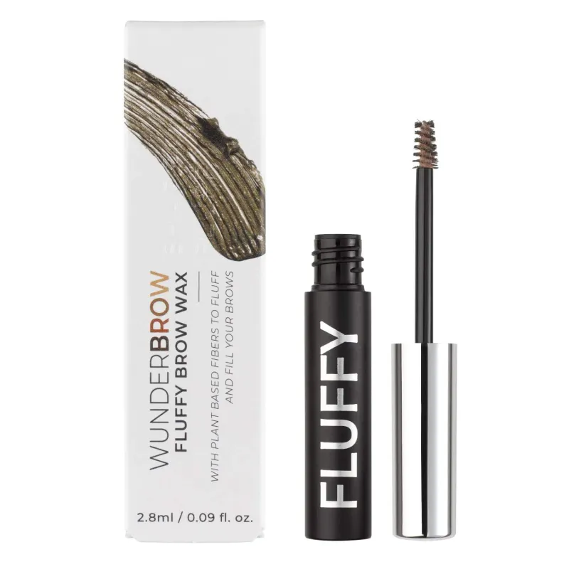 Wunderbrow Fluffy Fibre Brow Wax Black Brown made by Wunderbrow