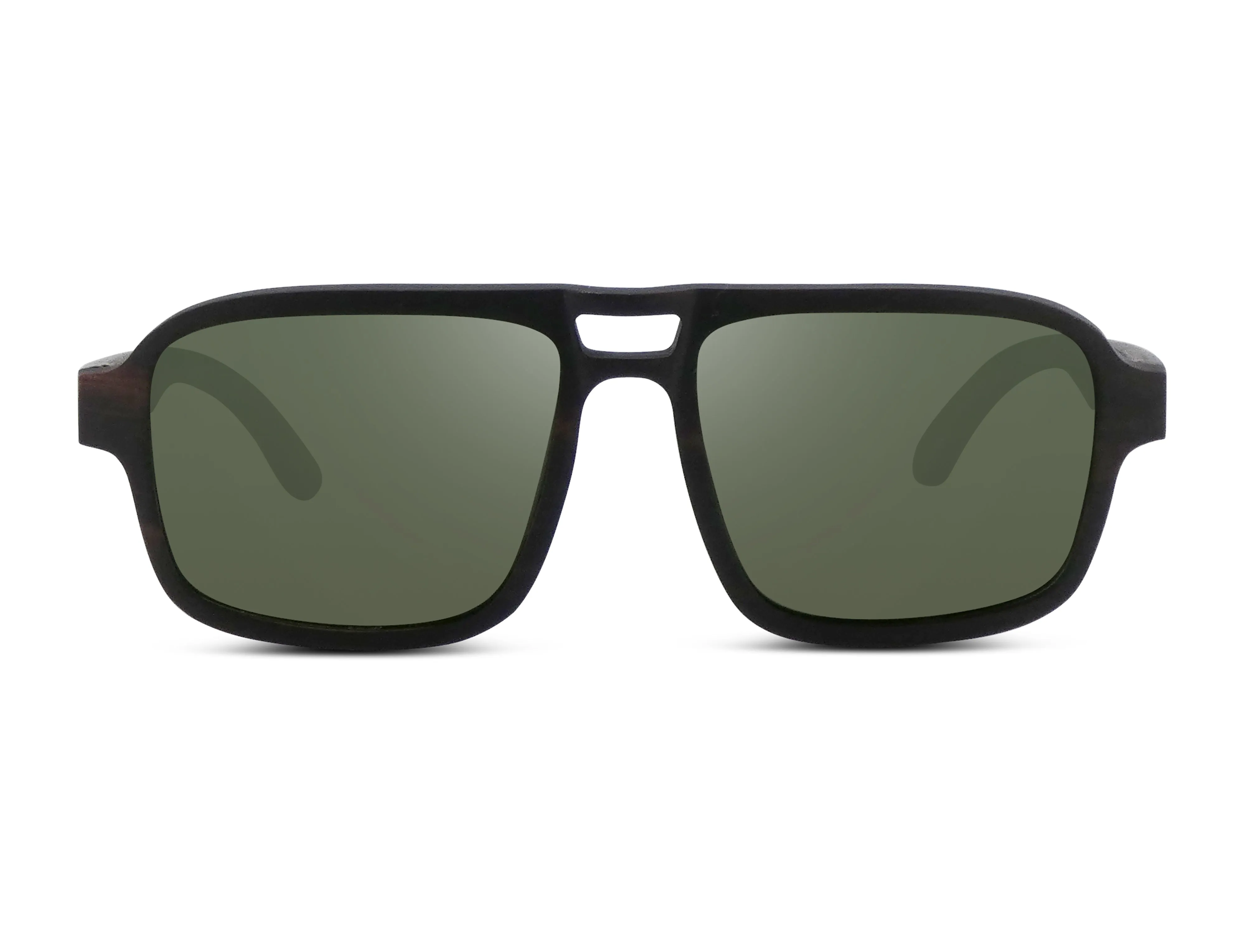 Flyer | Black w/ Green | Wooden Sunglasses sold by Zulily product image thumbnail 3