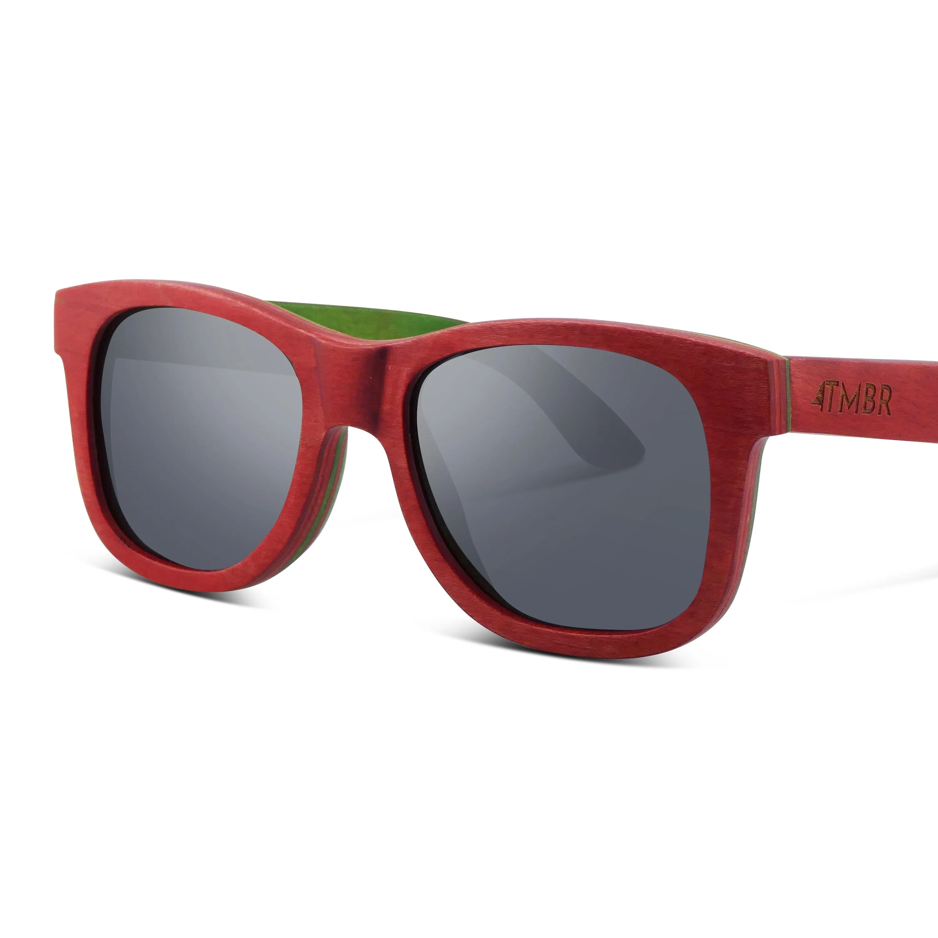 Traveler | Red | Wooden Sunglasses sold by Zulily