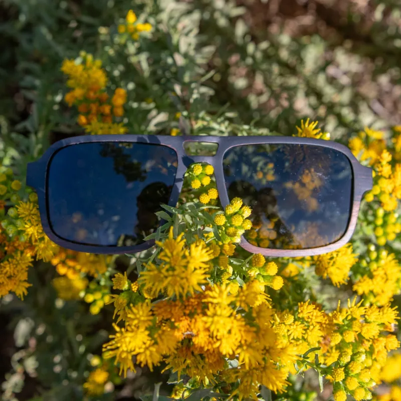 Flyer | Vintage Black | Wooden Sunglasses made by Zulily