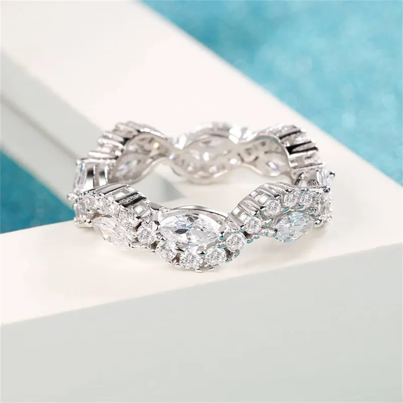 Marquise Crystal & Cubic Zirconia Twine Ring made by Zulily