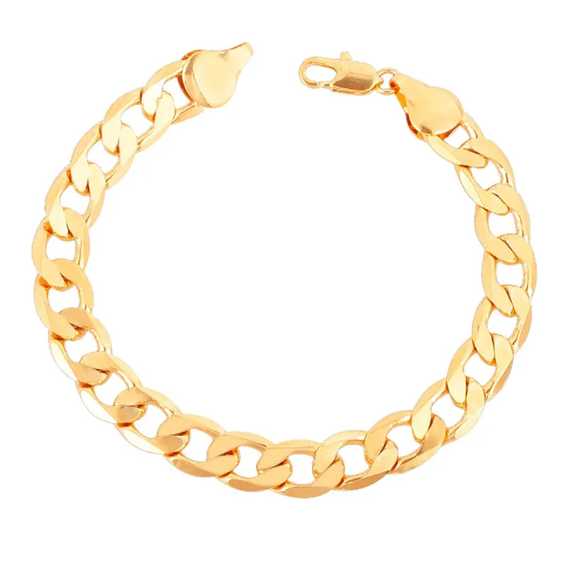 Goldtone Chunky Curb Chain Bracelet made by Zulily