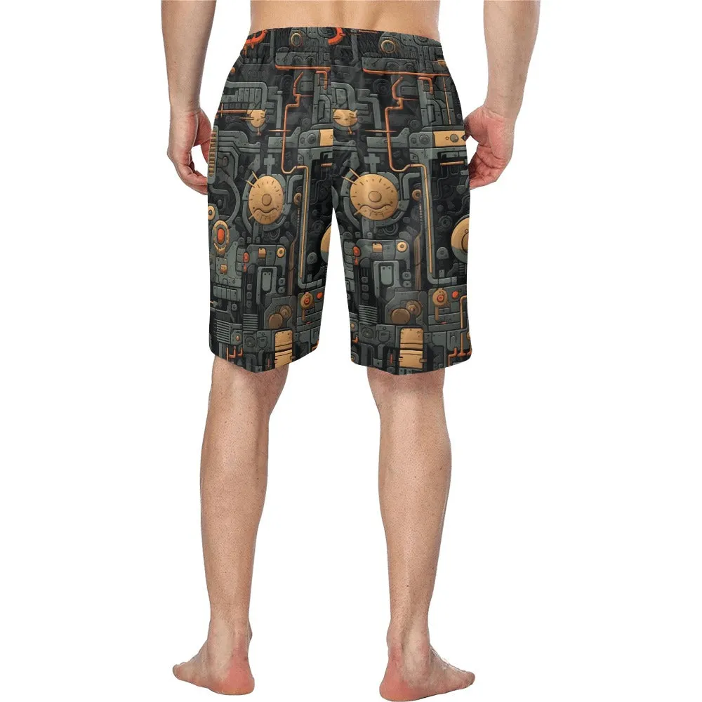 Baha Ranch Cyber Digital Gaming Men's Beach Board Swim Shorts sold by Zulily product image thumbnail 3