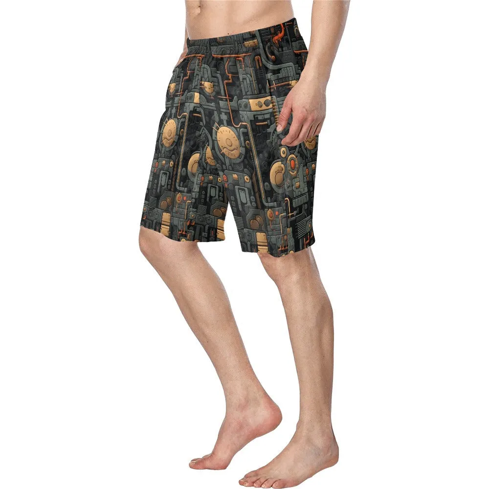 Baha Ranch Cyber Digital Gaming Men's Beach Board Swim Shorts sold by Zulily product image thumbnail 4