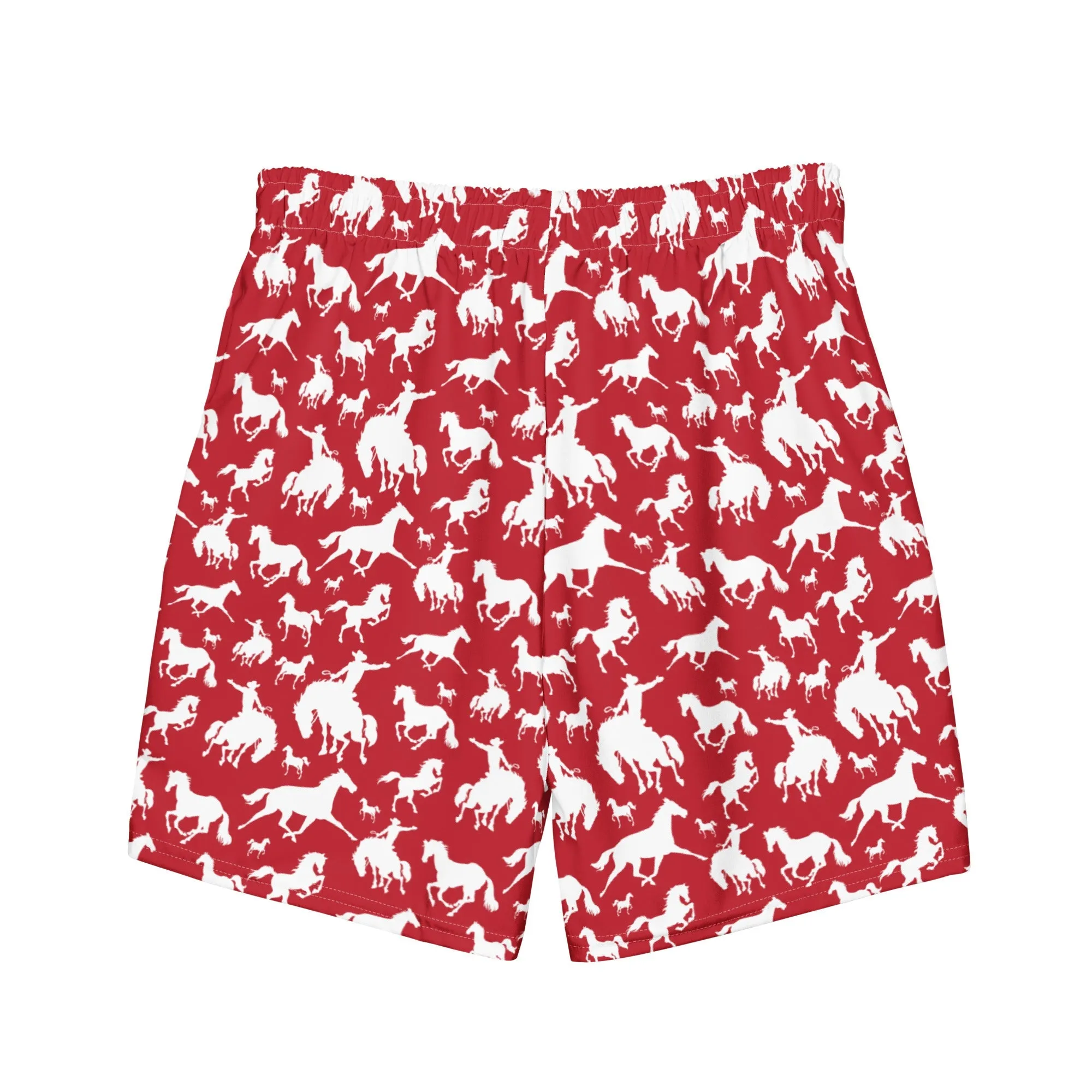 Baha Ranch Yeehaw Red Rodeo Cowboy Men's Swim Trunks sold by Zulily product image thumbnail 5