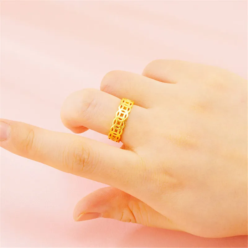 24K Goldtone Open Coin Band made by Zulily