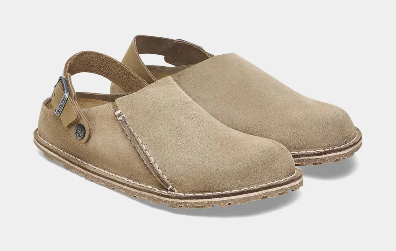 [1025297] Unisex Birkenstock Lutry Premium Suede Suede Leather (narrow Width) made by Birkenstock