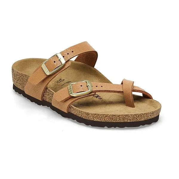 Birkenstock Arizona Big Buckle Natural Leather Oiled Sandals sold by Zulily