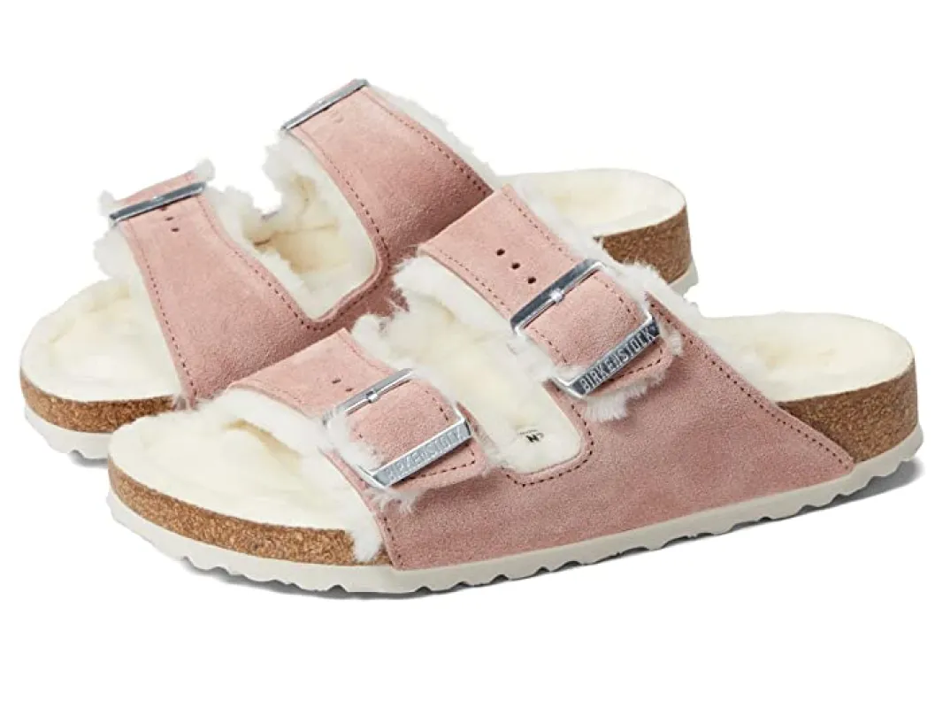 Birkenstock Kyoto Shearling Suede Leather made by Birkenstock