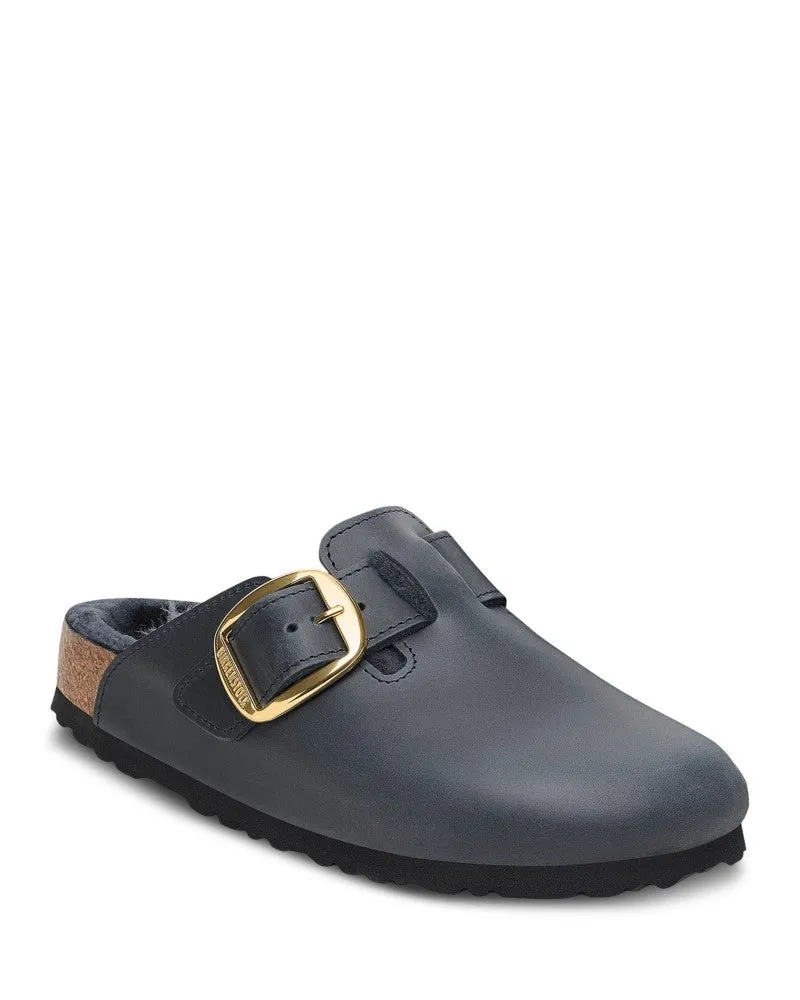 Birkenstock Boston Big Buckle Shearling Natural Leather sold by Zulily product image thumbnail 2