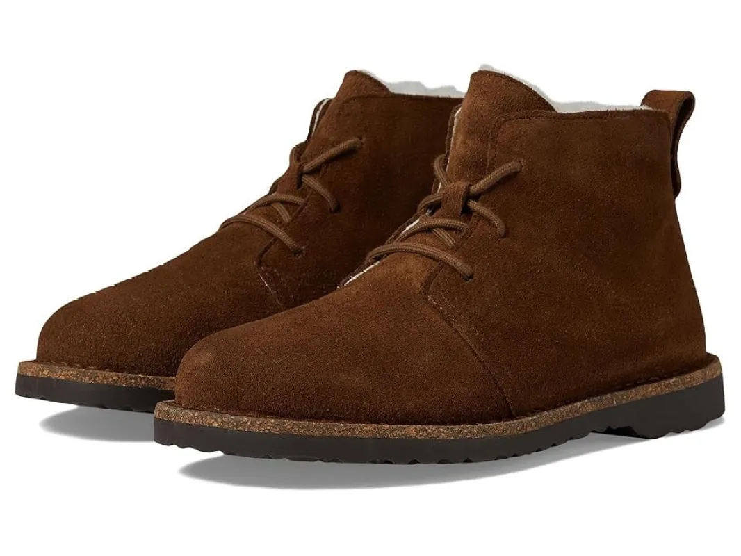 Birkenstock Upsala Shearling Suede Leather Ankle Boots Regular made by Birkenstock