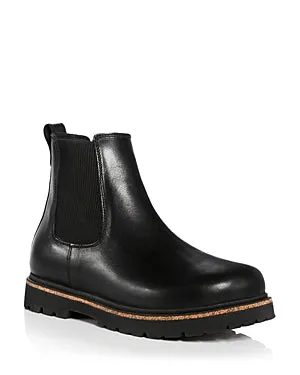 Birkenstock Highwood Slip On Mid Natural Leather Ankle Boots sold by Zulily product image thumbnail 2