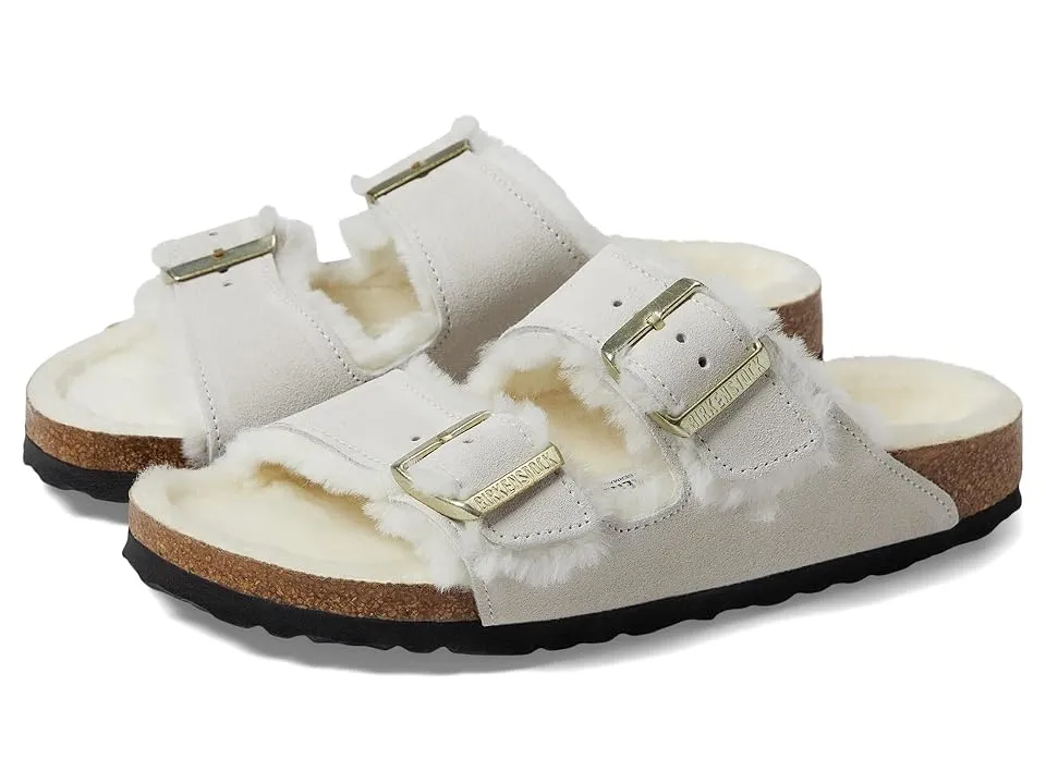 Birkenstock Arizona Suede Dual-Buckle Slide Sandals sold by Zulily