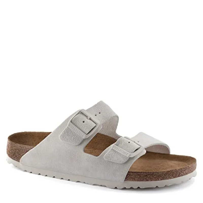 Birkenstock Arizona Soft Footbed Suede Leather Narrow made by Birkenstock