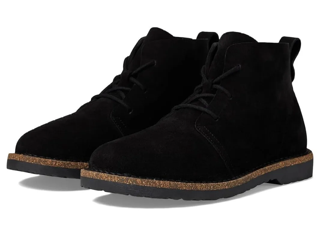 Birkenstock Uppsala Shearling Suede Leather Ankle Boots Regular made by Birkenstock