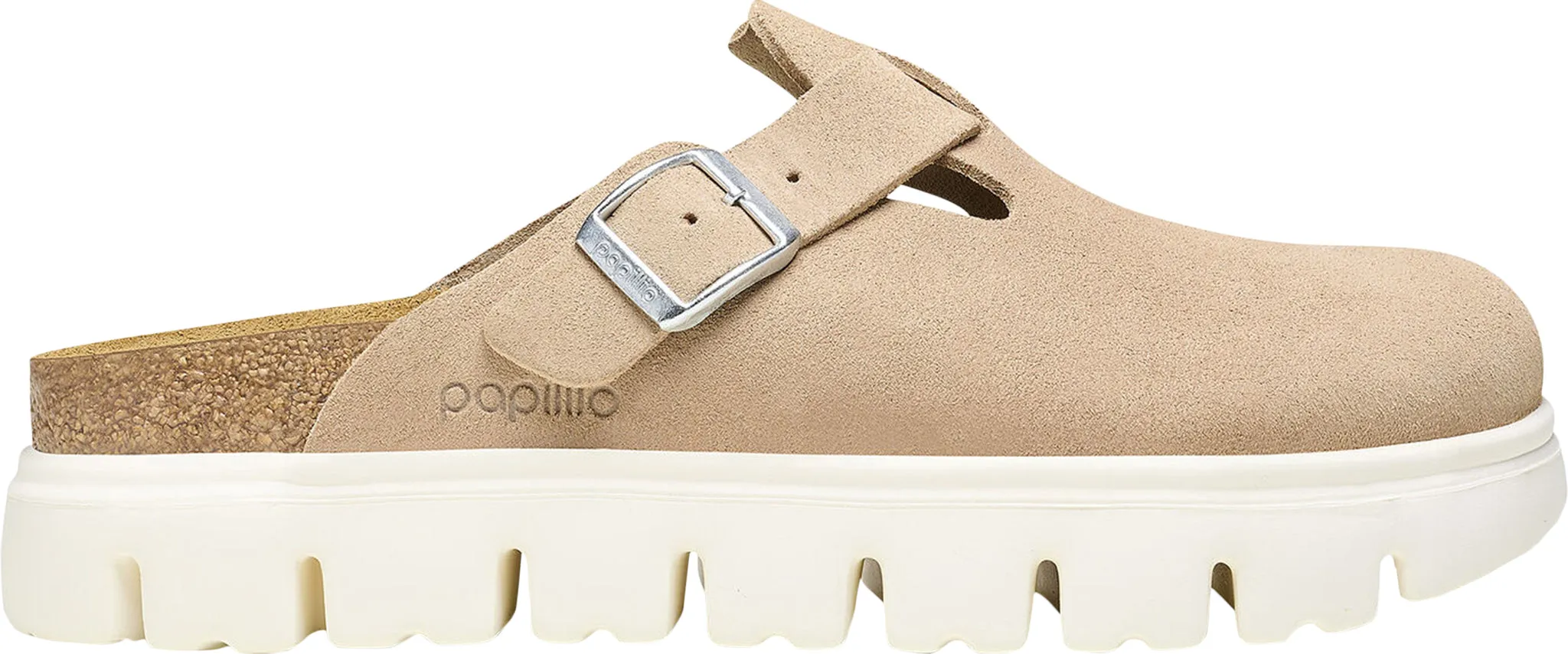 Birkenstock Boston Chunky Suede Leather Clogs Narrow sold by Zulily