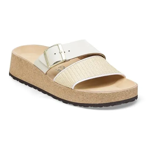 Birkenstock Theda Natural Leather Wedge Sandals Narrow sold by Zulily product image thumbnail 2