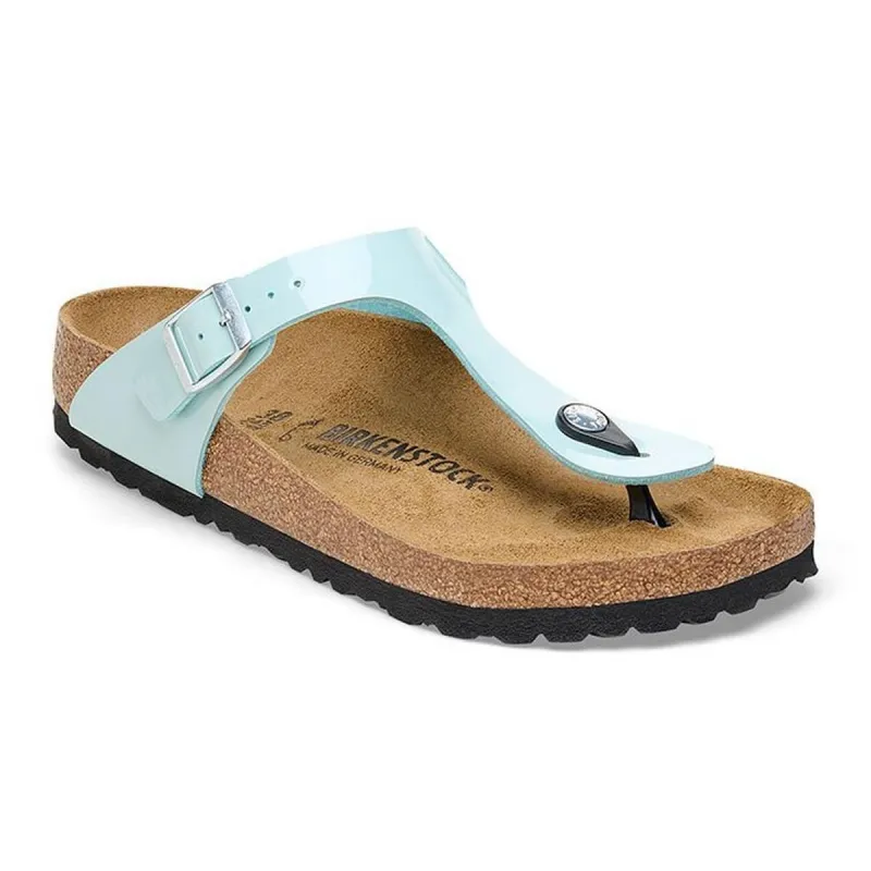 Birkenstock Theda Natural Leather Wedge Sandals Narrow made by Birkenstock