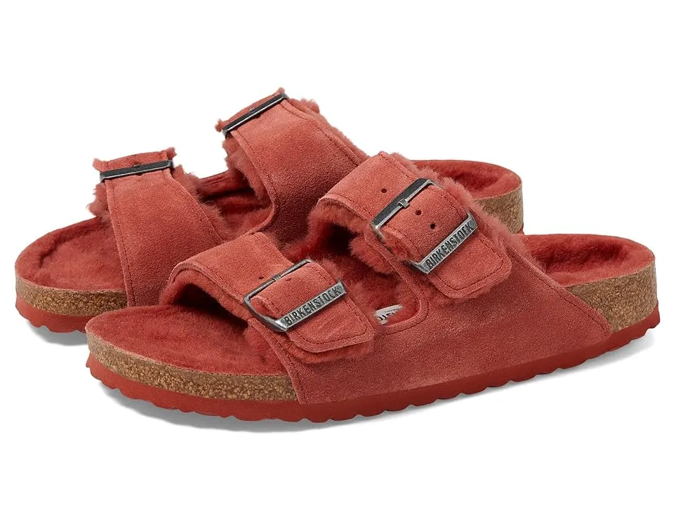 Birkenstock Arizona Shearling Suede Leather Sandals Narrow sold by Zulily product image thumbnail 2