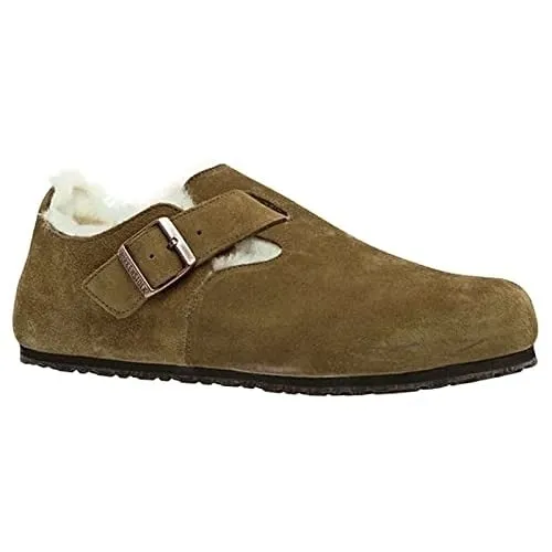 Birkenstock London Narrow Suede & Shearling Clog sold by Zulily product image thumbnail 4