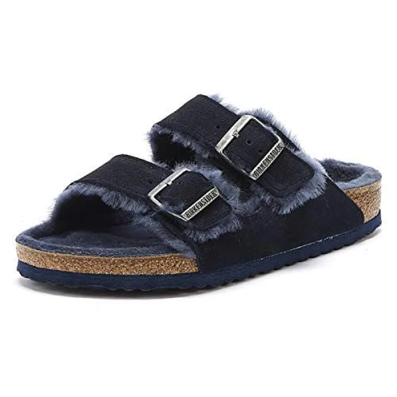 Birkenstock London Narrow Suede & Shearling Clog made by Birkenstock