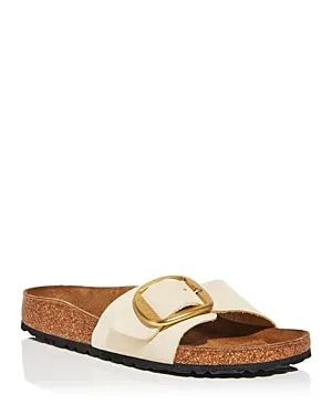 Birkenstock Madrid Big Buckle Nubuck Leather Sandals Narrow sold by Zulily product image thumbnail 2