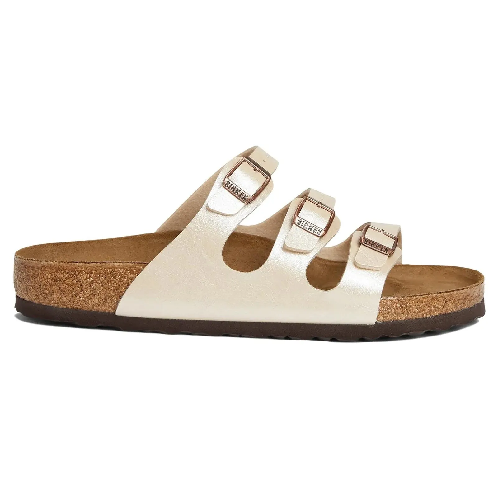 Birkenstock Madrid Big Buckle Natural Leather Patent High-Shine Sandals Narrow sold by Zulily product image thumbnail 4