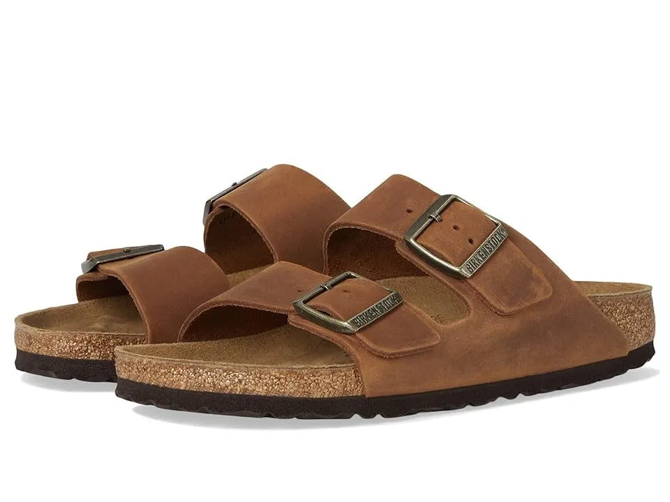 Birkenstock Arizona Oiled Leather Slide Shoes Narrow sold by Zulily product image thumbnail 2