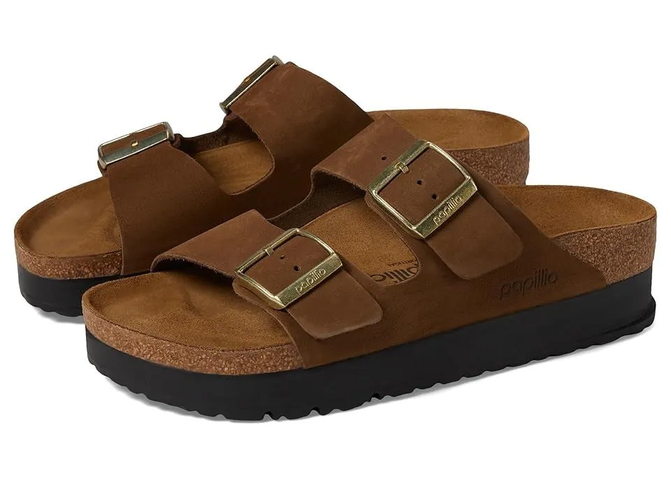 Birkenstock Arizona Pap Flex Platform Nubuck Leather Sandals Narrow sold by Zulily product image thumbnail 4