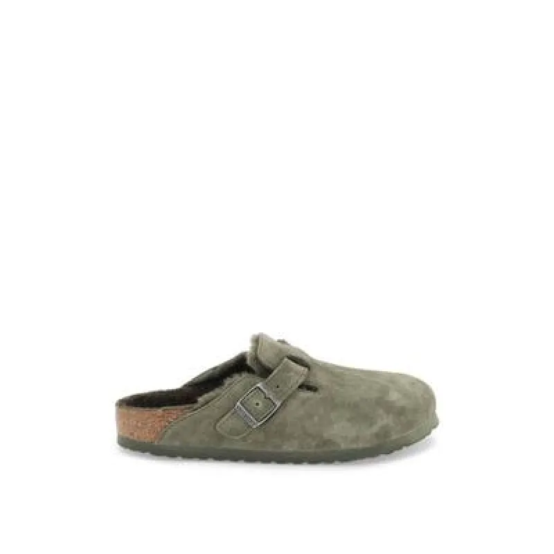 Birkenstock Boston Vl Narrow Suede & Shearling Clog made by Birkenstock