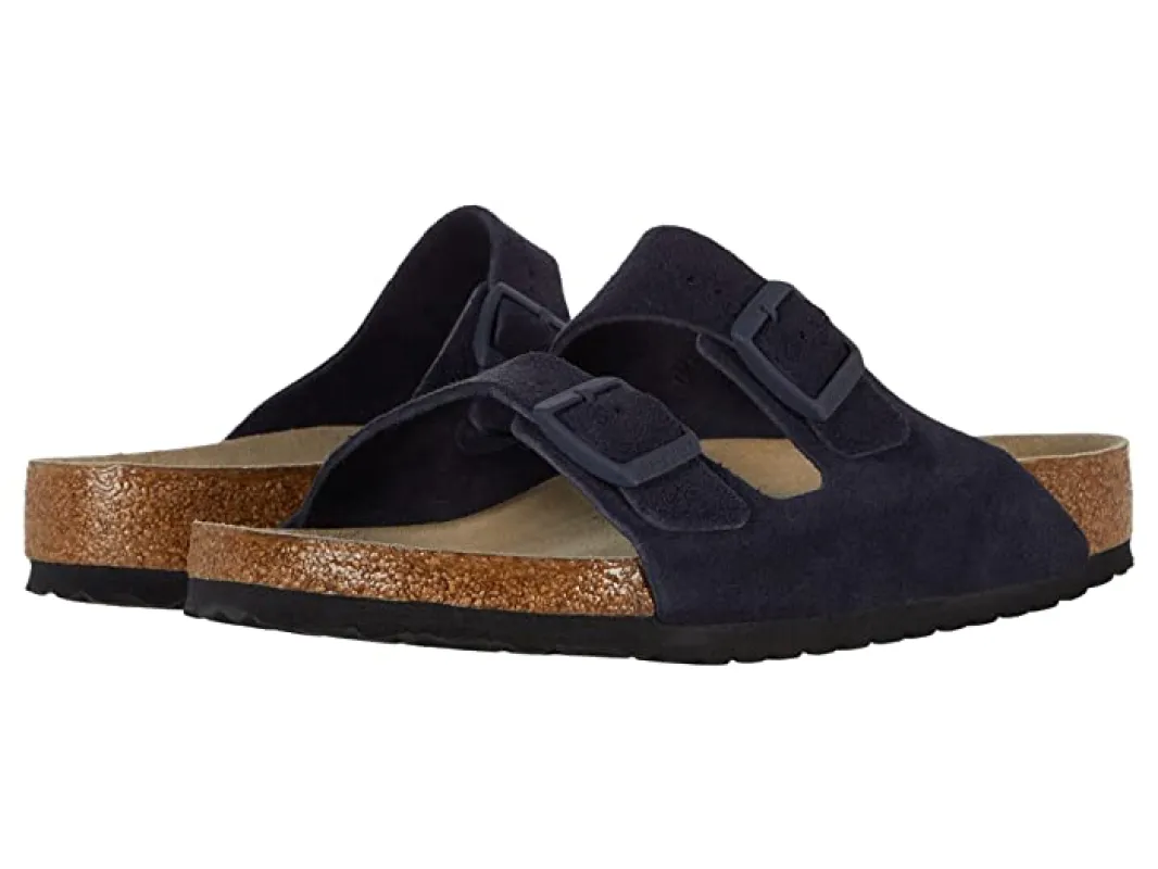 Birkenstock Arizona Soft Footbed Suede Leather Clogs made by Birkenstock