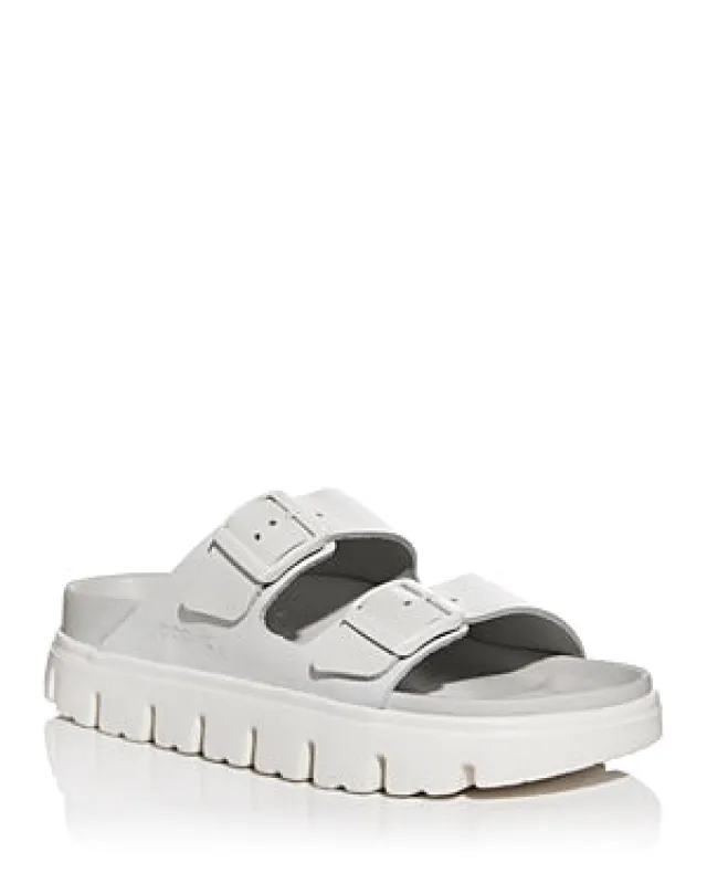 Birkenstock Arizona Pap Flex Platform Natural Leather Exquisite Sandals Narrow made by Birkenstock